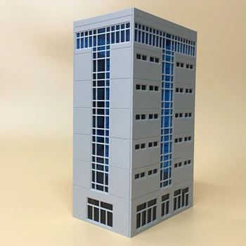 

1:87 HO Scale Sand Table Decoration DIY Assembly Model Structure Large Building House Model Educational Toy Gift For Kid Adult