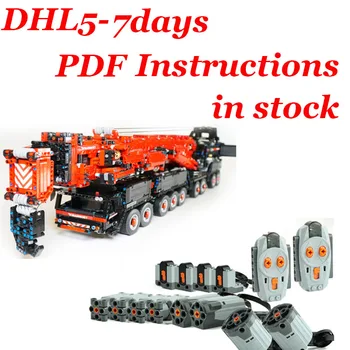 

Neue MOC RC Power Funktion Kran LTM11200 fit Technik Motor MOC-20920 kits Bausteine Bricks diy spielzeug Geschenk
