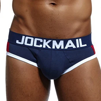 

Men's Briefs Sexy Low Rise Briefs Soft U-Bulge Pouch Breathable Front Padded Shorts Breathable Cotton Underwear Male Underpants
