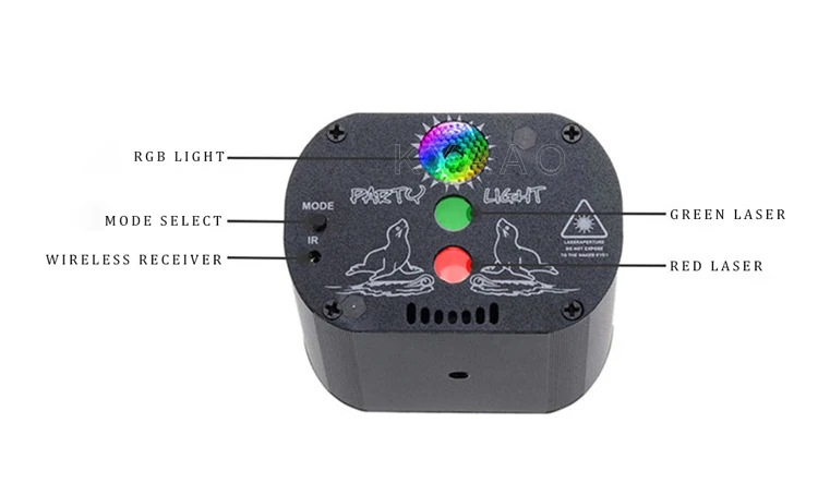 Беспроводной пульт дистанционного диско лазерный свет алюминиевый rg porjector светодиодный эффект автомобиля новогодний лазер для вечеринок