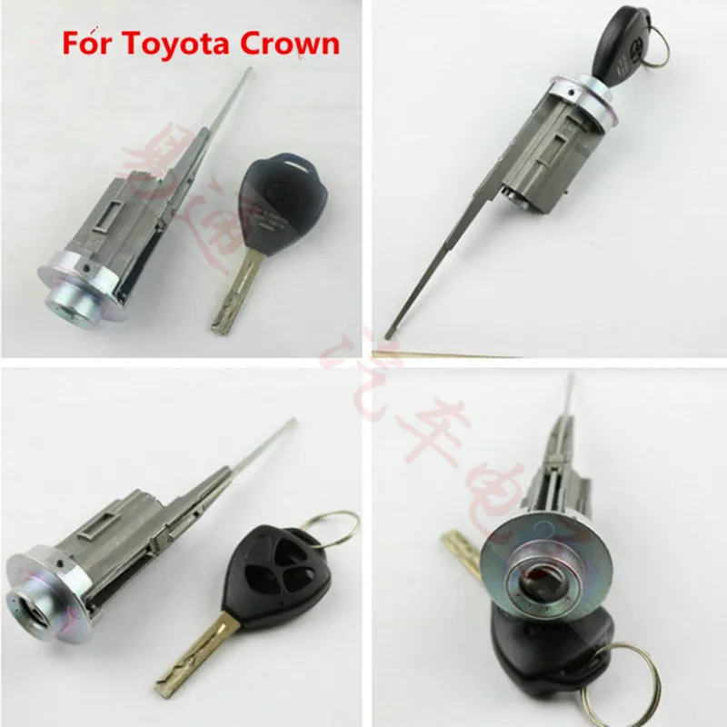Free Shipping Ignition Lock Cylinder For Toyota Corolla Crown Camry Auto Door Lock Cylinder