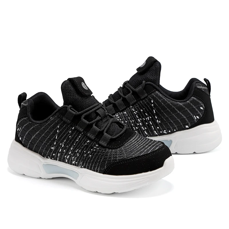 UncleJerry Luminous Sneakers New Fiber Optic Shoes for Women Men Boys Girls USB Rechargeable Shoes for Christmas gift children's shoes for high arches