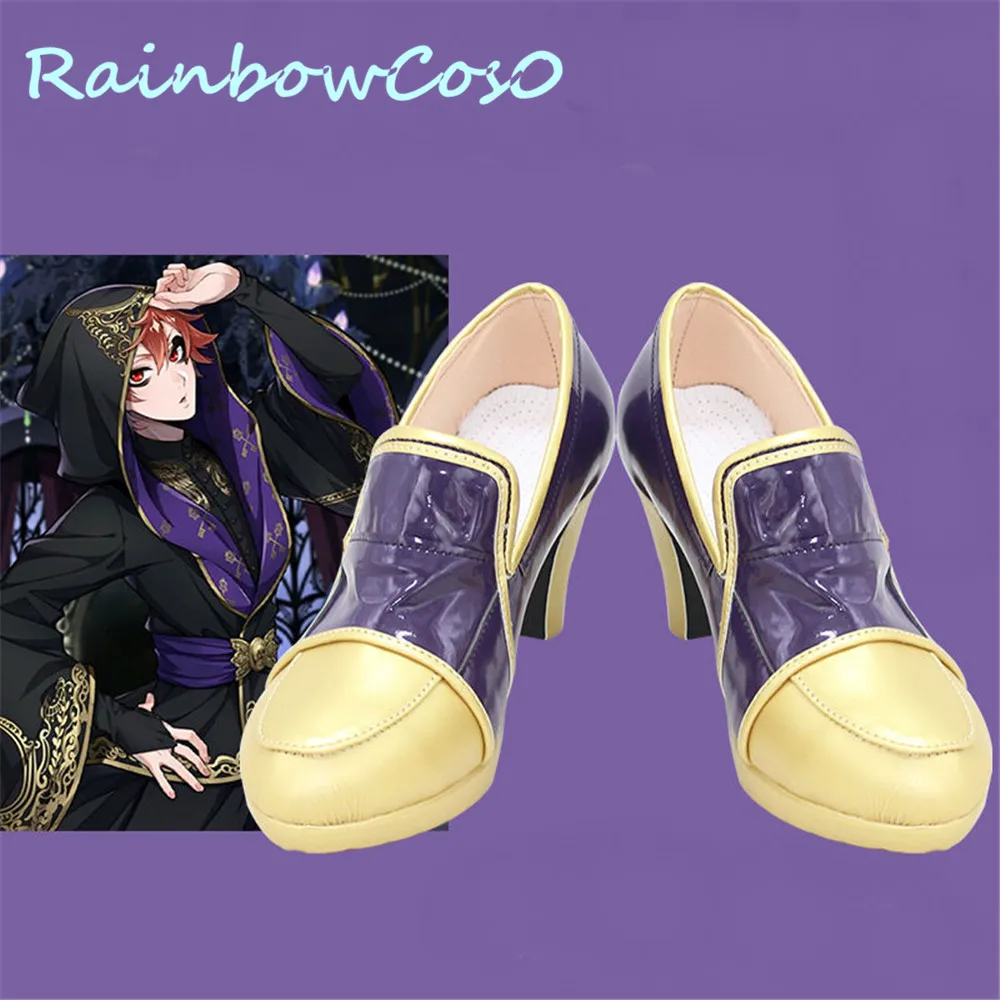Twisted-Wonderland Riddle Ace Deuce Spade Trey Clover Cater Cosplay Scarpe Stivali Halloween Rainbowcos0 W974