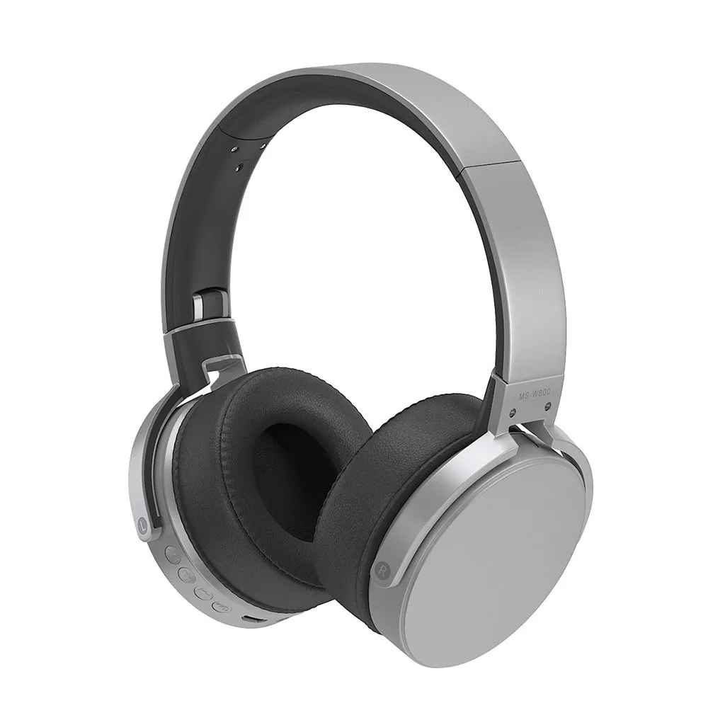 Складные Bluetooth наушники с микрофоном Поддержка Tf карты MP3 Fm Usb зарядный кабель Bluetooth гарнитура