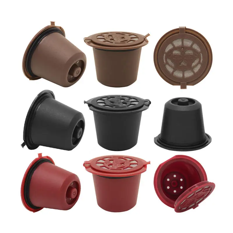 Круглая многоразовая капсула для кофе Nespresso 3 шт./лот фильтр кафе сменная чашка
