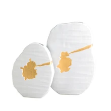European Ceramic Vase Combination Dry Flower Arrangement Living Room Bogu Wear Porch Furnishing Household Decorations