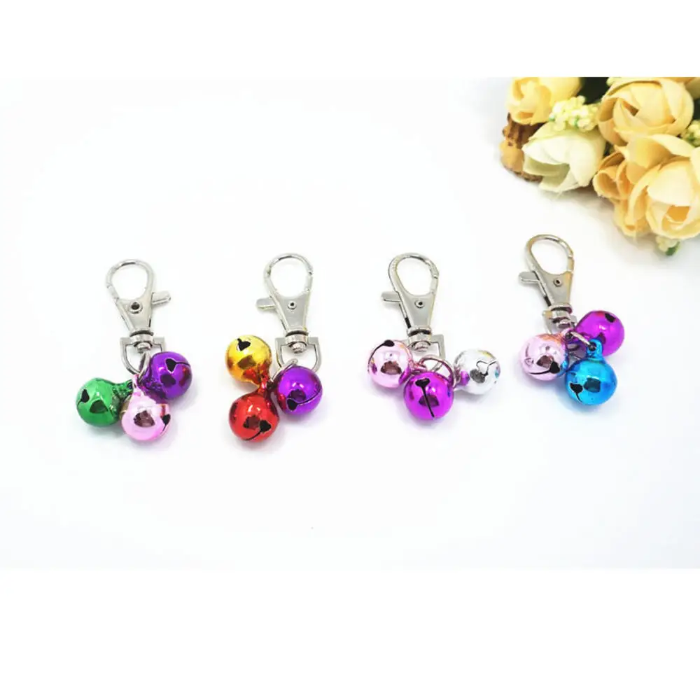 

2022 New Metallic Pet Dog Cat Puppy Charms Jingle Bell With Clip For Necklace Collar Locate Pets Anti-lost
