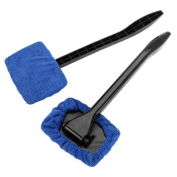 

2pcs Car Windshield Cleaning Brush Auto Window Glass Cleaning Brush Tools With Long Handle Washing Tool