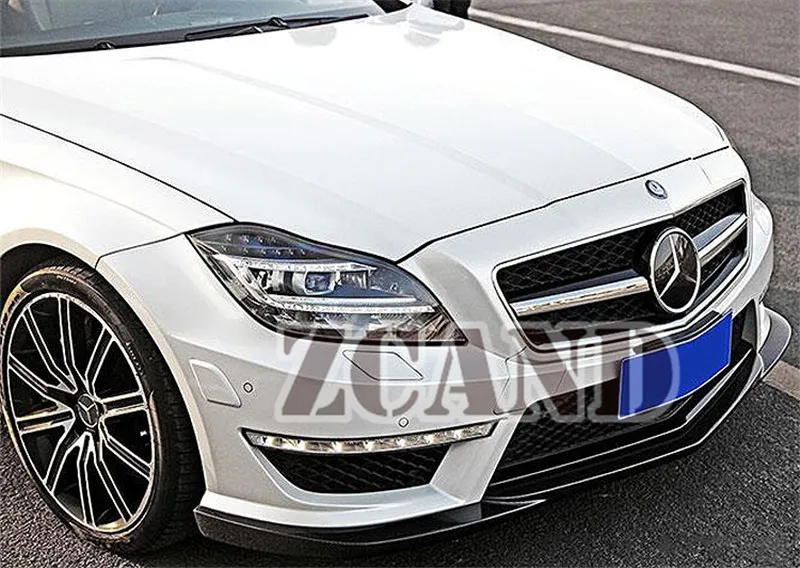 Передний спойлер сплиттер для Mercedes Benz W218 CLS63 Бампер 2011UP