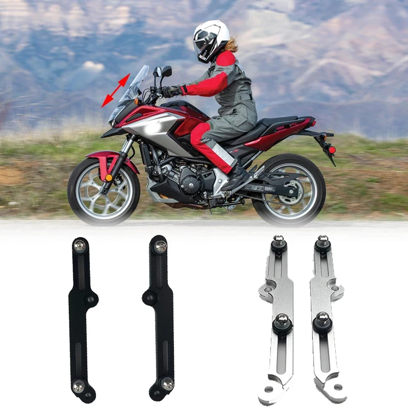 NC750X Motorcycle Windscreen Adjusters Airflow Adjustable Windscreen Wind For HONDA NC 750X NC750 X XD/XA 2016-2020 2018 2019
