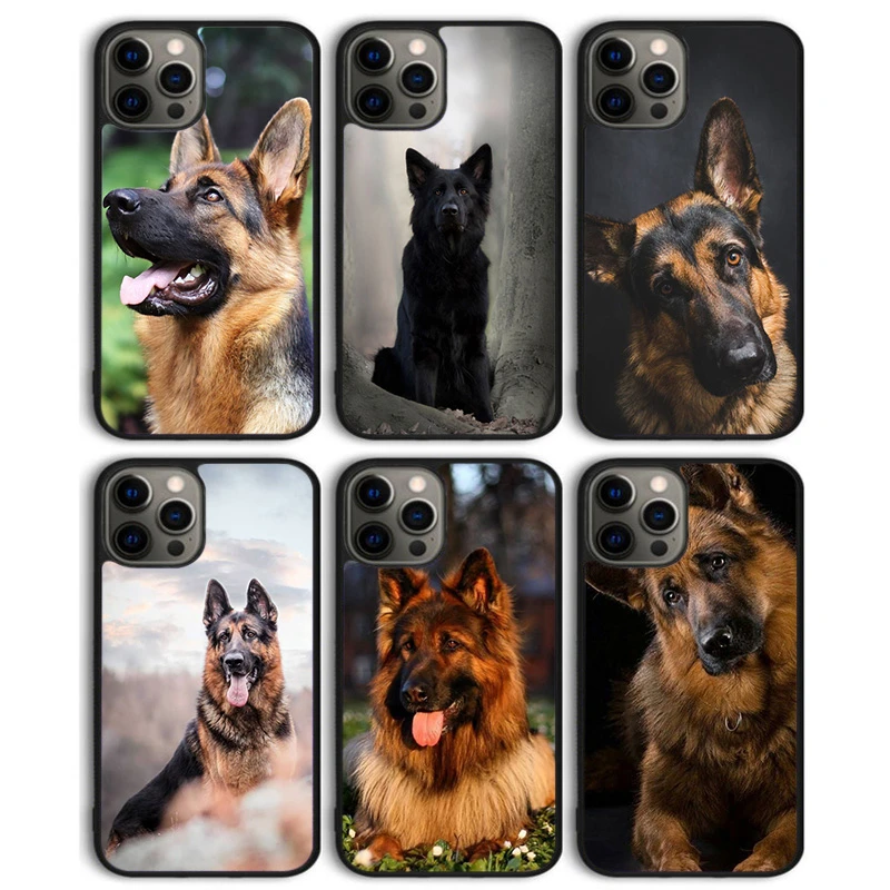 German Shepherd Dog Phone Case Back Cover for iPhone 13 11 12 Pro Max mini XS XR X 8 Plus 7 SE 2020 6S 5S Coque Shell iphone 13 pro wallet case