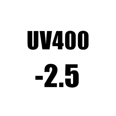 -2.50 UV400 SUMONDY диоптрий от 0 до 6 UV400 или поляризованные очки для близорукости, очки для мужчин и женщин, очки по рецепту для близоруких UF90 - Цвет линз: -2.50 UV400