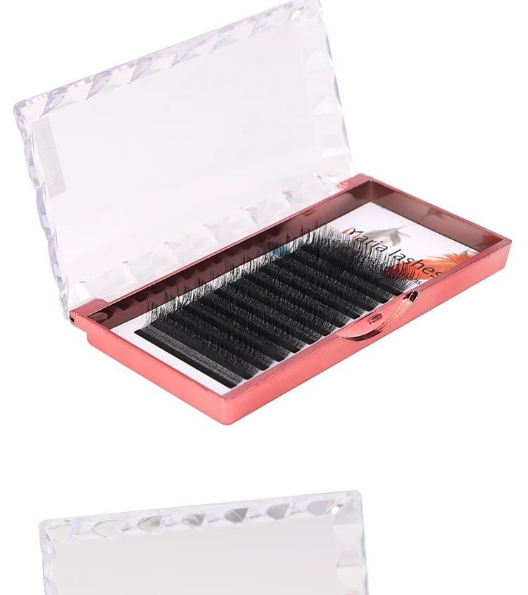 Description Picture 6 of itemMARIA YY Shaped Eyelashes Clusters Beauty 0.07 Y Wire Type Brown Lashes Extension Makeup Naturally Soft D Curl Volume Fan