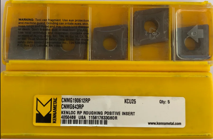 10 шт. KENNAMETAL CNMG190612RP KCU25