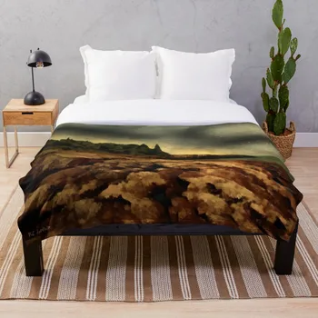 

Soft Blanket for Bed Sherpa Flannel Fleece Blanket Home Travel Sofa Soft Throw Blanket Surrender Of The Sun