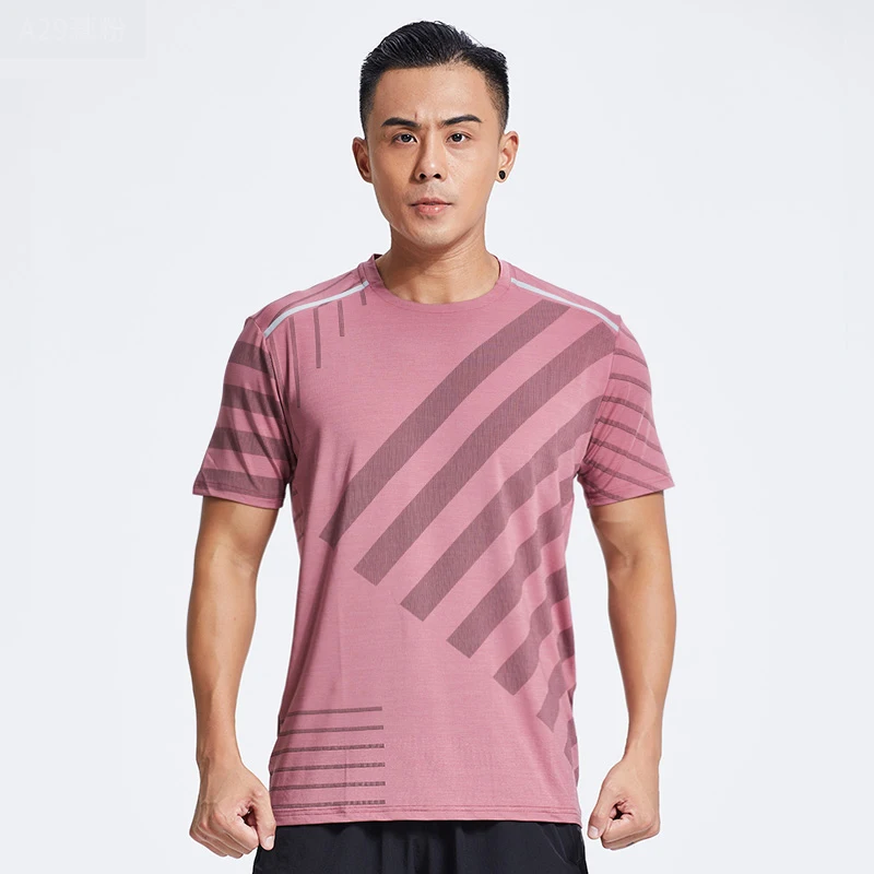 

Breathable Loose gym Workout Muscle T-shirt Men's fitness training clothes fitness quick-drying Gym Fitness Running sportswear