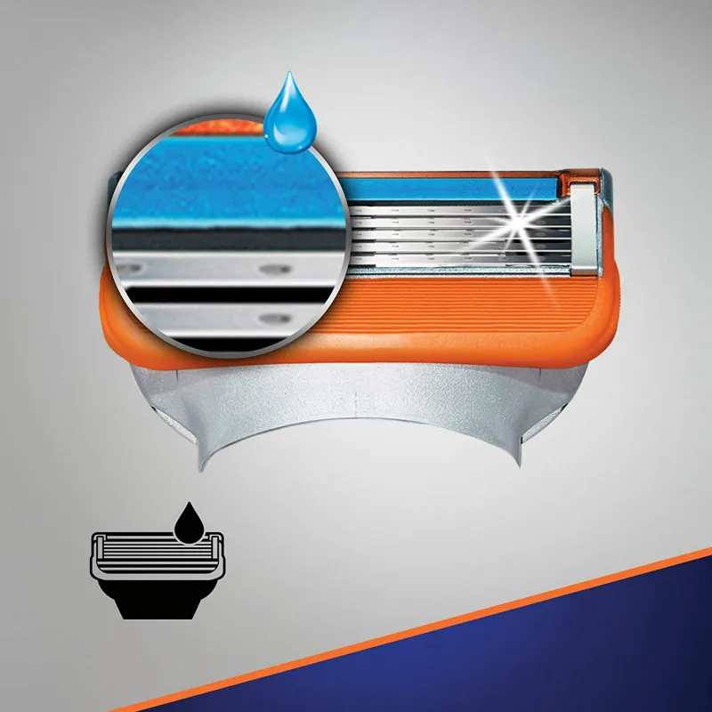 Genuine Gillette Fusion Manual Men's Razor Blade Refills Soft Power Face Care Brands Shaver Blades 12pcs/BOX Genuine Gillette Fusion Manual Men's Razor Blade Refills Soft Power Face Care Brands Shaver Blades 12pcs/BOX