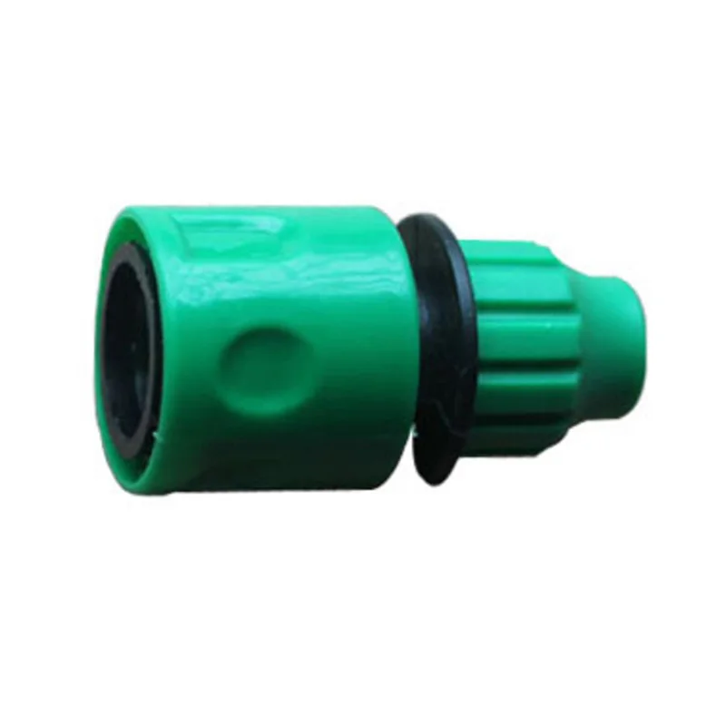 1 pc Fast Coupling Adapter Drip Tape For Irrigation Hose Connector With 1/4 "barbed Connector Garden Irrigation Garden Tools