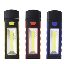 Мощный двойной магнит, крючок, рабочий светильник, аварийный светильник, светильник для палатки, Cob чип, для обслуживания автомобиля, лампа накаливания, светильник-вспышка