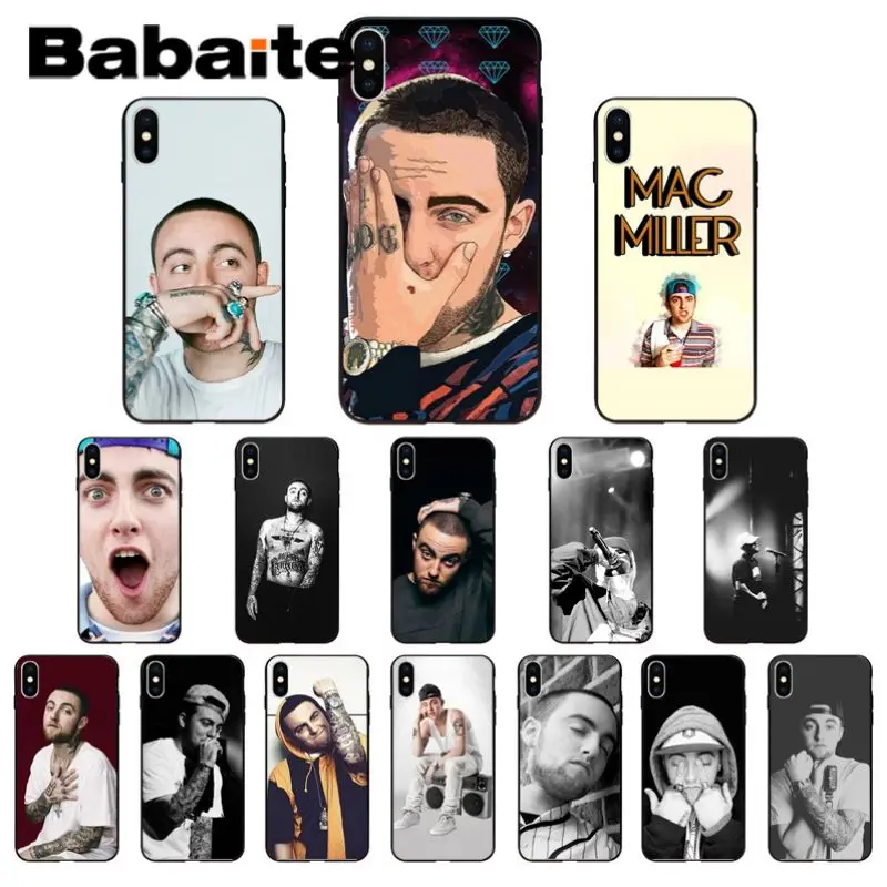 Чехол для iphone xs max черный чехол телефона из ТПУ с изображением Миллера iPhone 5 5Sx 6 7