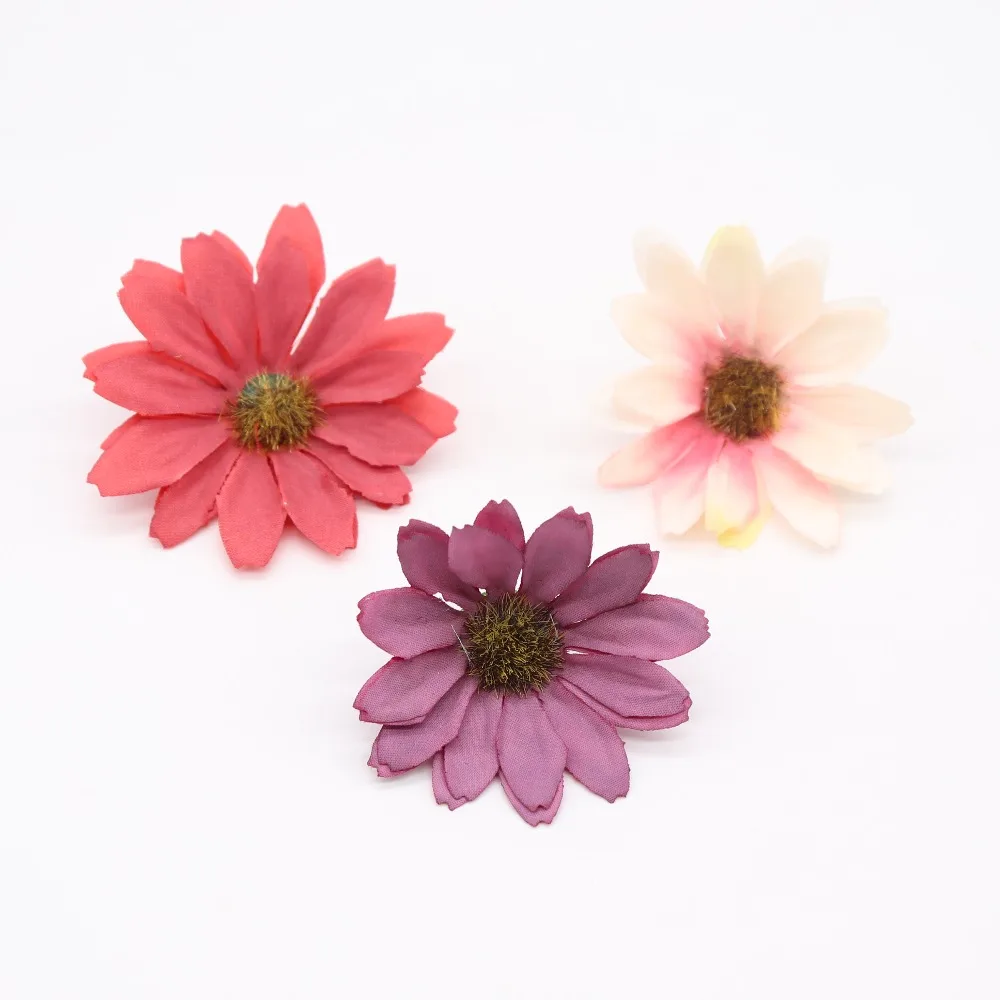 10pcs-lot-6cm-Silk-retro-daisy-artificial-flower-head-wedding-decoration-DIY-Wreath-scrapbook-craft-fake(2)