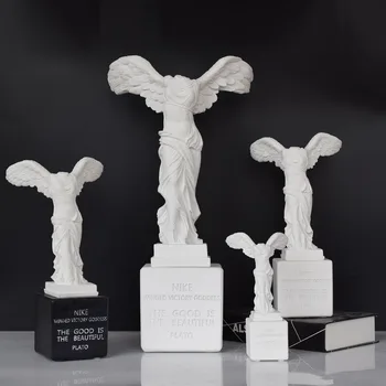 

CREATIVE GREEK GODDESS VICTORY SCULPTURE GYPSUM RESIN DESKTOP RETRO DECORATION CRAFTS EUROPEAN NEW MURALS FURNISHING ACCESSORIES