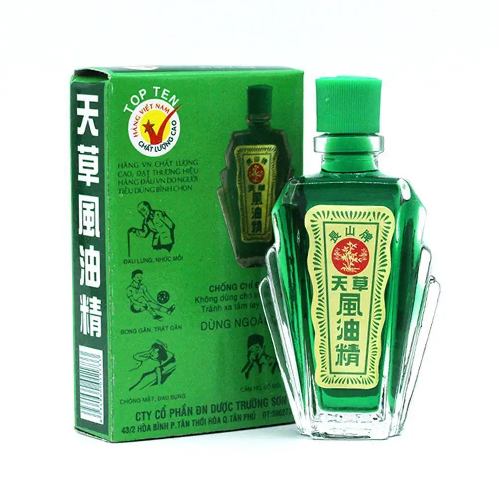 12ml Balm Refreshing Oil For Headache Dizziness Medicated Oil Refreshing Repellent Pain Oil Fengyoujing Mosquito Oil G6C8