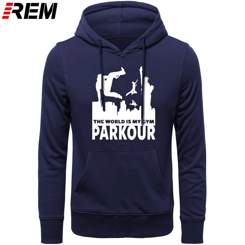 

REM New City Parkour Men's Clothing Brand Hip Hop Cool Cotton Long sleeves Streetwear Men's Sportswear Hoodies, Sweatshirts
