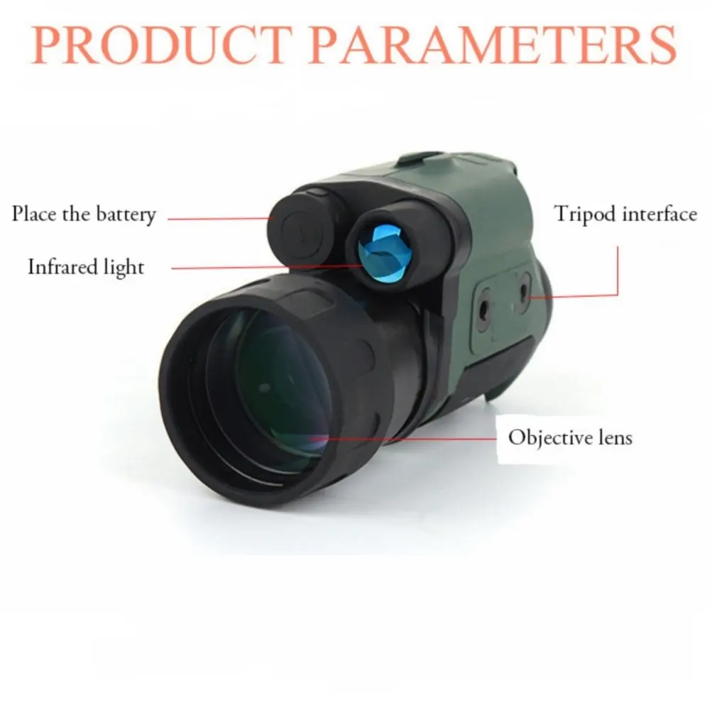 Взгляд ночного видения 3X50 монокулярный Инфракрасный ночного видения очки Телескоп для охоты ночное видение