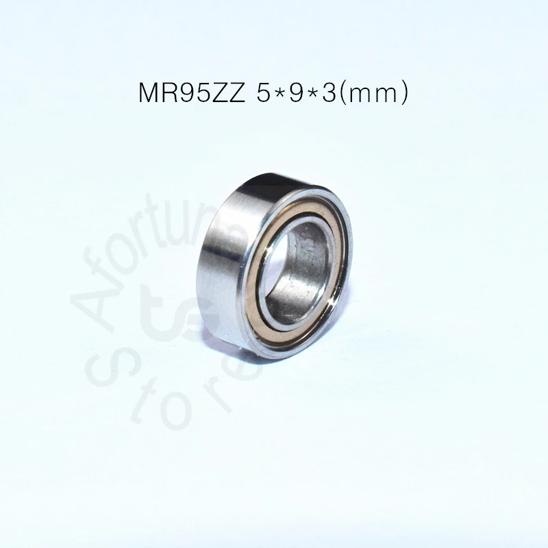 MR95ZZ 5*9*3(мм) 10 шт. подшипников ABEC-5 металлический герметичный Миниатюрный Мини подшипник MR95 MR95ZZ хромированный стальной подшипник