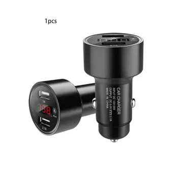 

Top Car GPS Tracker Locator Real Time Tracking Dual USB LED Charger Voltmeter Plastic Smart Charger Mobile Phone Chargers 1