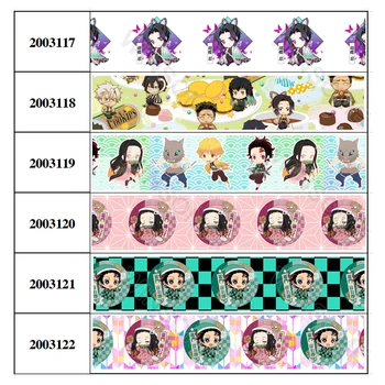 

10yards different sizes many pattern Japanese cartoon printed grosgrain ribbon