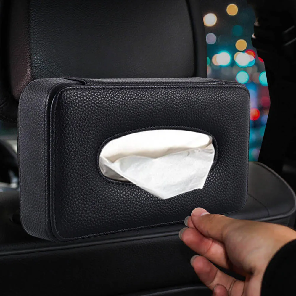 Car Tissue Box Hanging Car Tissue Box Clip Car Sun Visor Tissue Box High-end Car Tissue Box Hanging
