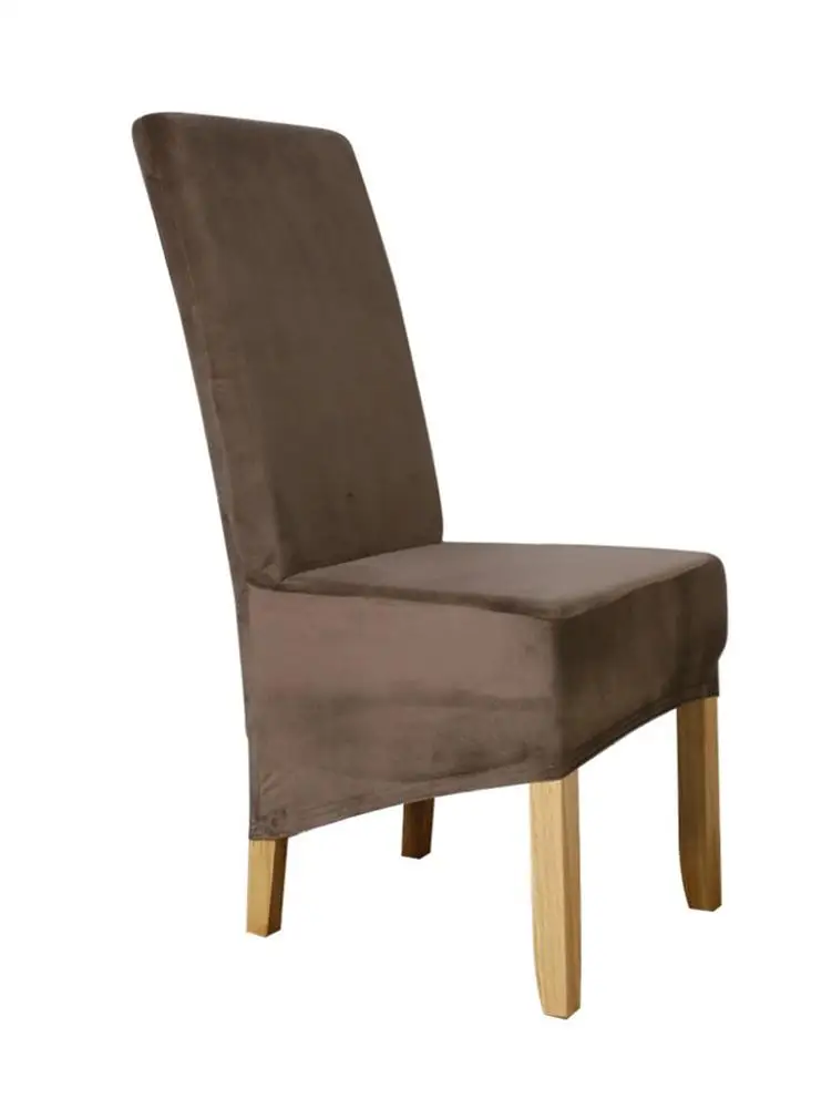 Чехлы на кресла стрейч бархат обеденный стул Slipcovers спандекс плюшевый чехол на стул для ресторана столовой