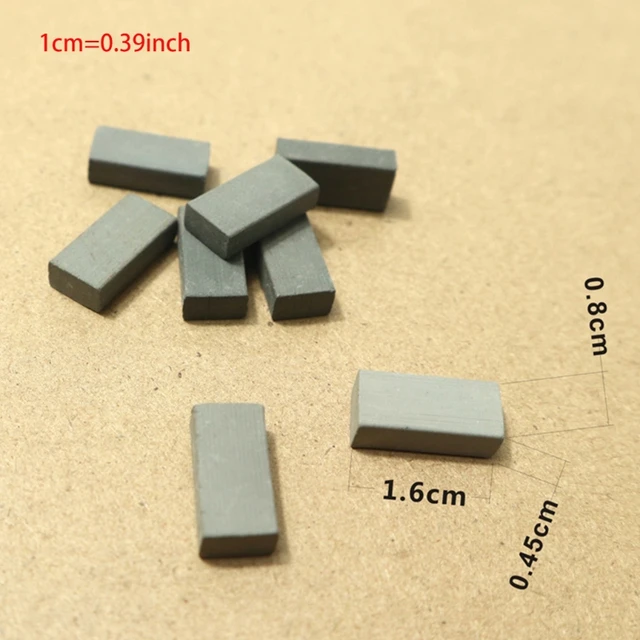 100pcs 1/16 Miniature Simulation Brick Diy Sand Table Diorama Landscape Scenery 4