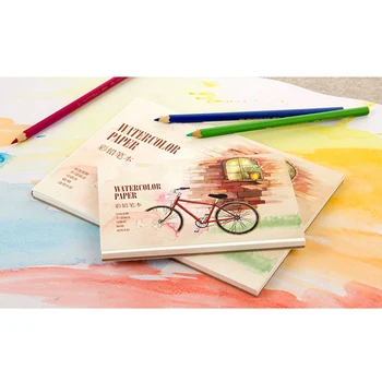 

Art Professional Color Pencil Book Watercolor Paint Paper Coloring Book For Art Designer Student Painting Drawing sketch Book