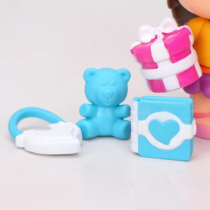 7 см мини прекрасный Boneca Pinypon куклы игрушки ПВХ Фигурки Модная Кукла для девочек игрушки