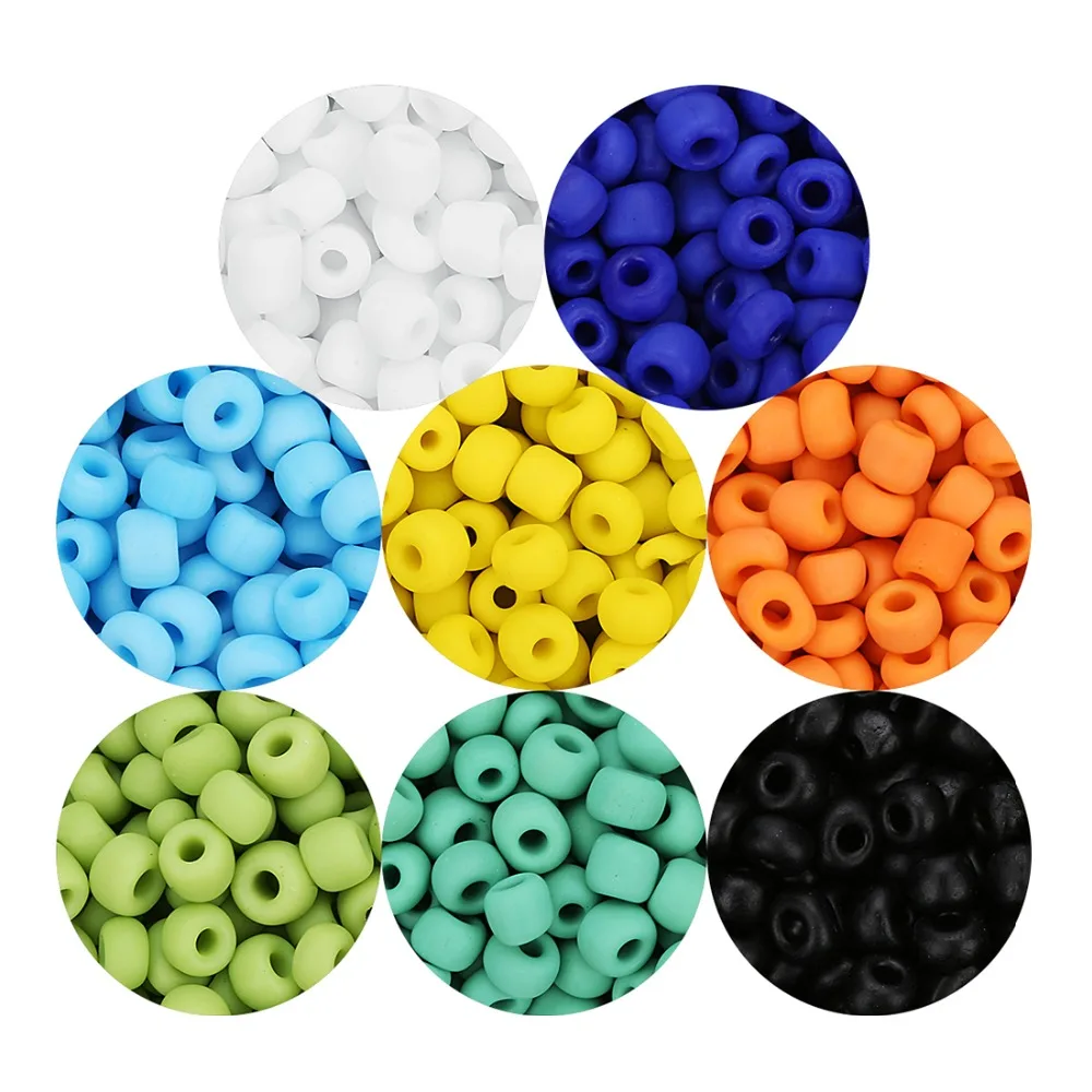 200pcs 4mm Glass Czech Beads DIY Bracelet Necklace Seed Beads For