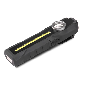 

LED Flashlight COB XPE Working Light Portable Working Torch UV Black Light 4 Modes with net Build-In Battery Lanterna