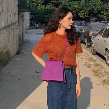 

New 2020 PU Women Fashion Cross-body Bag Famous Brand Chain Female Shoulder Bag Small Flap Cover Messenger Bag bolsas feminina