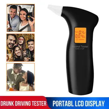 

Portable Alcohol Tester Blowing Alcohol Tester LCD Display High Sensitivity Semiconductor Alcohol Sensor