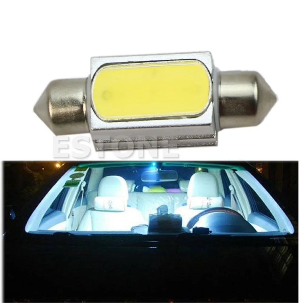 

YAM 36mm Canbus No Error COB 3W LED White Car Dome Festoon Interior Light Bulb 12V Balaclava
