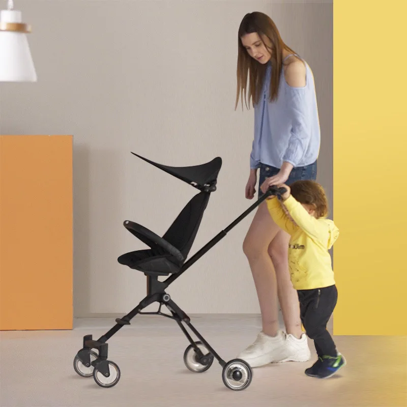 

Baby stroller two-way shock absorption super light cart simple folding Baby cradle