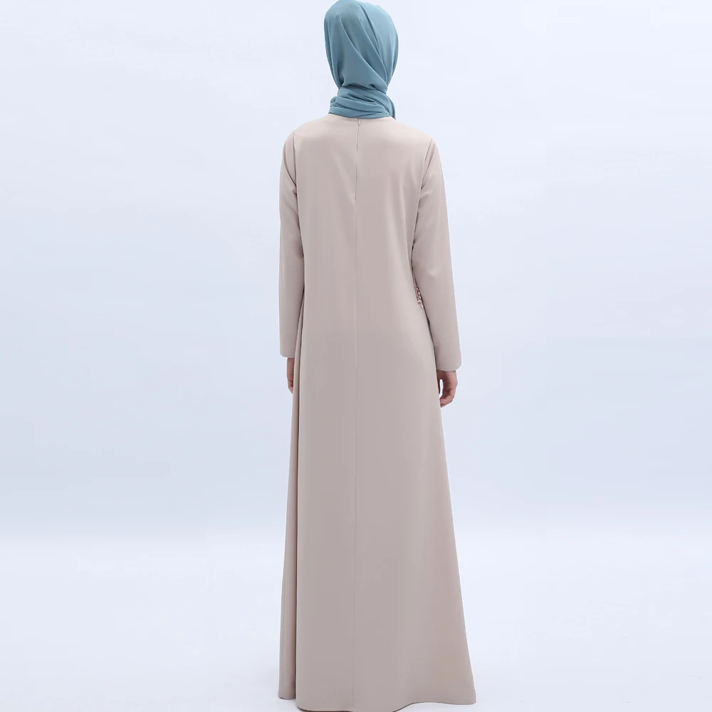 Модное женское длинное платье с кисточками и блестками Abaya Moslem Рамадан Арабский