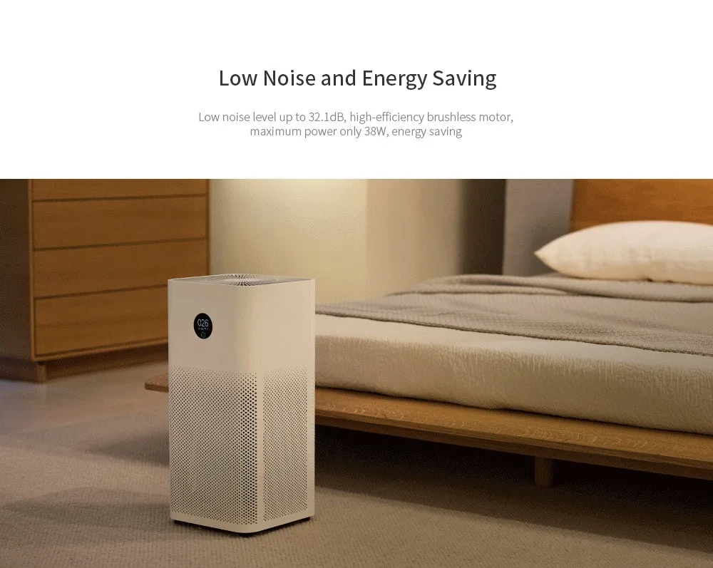 11 Mijia очиститель воздуха 3 AC-M6-SC бытовой с приложением и AI голосовым интеллектуальным управлением низкий уровень шума OLED сенсорный дисплей для дома