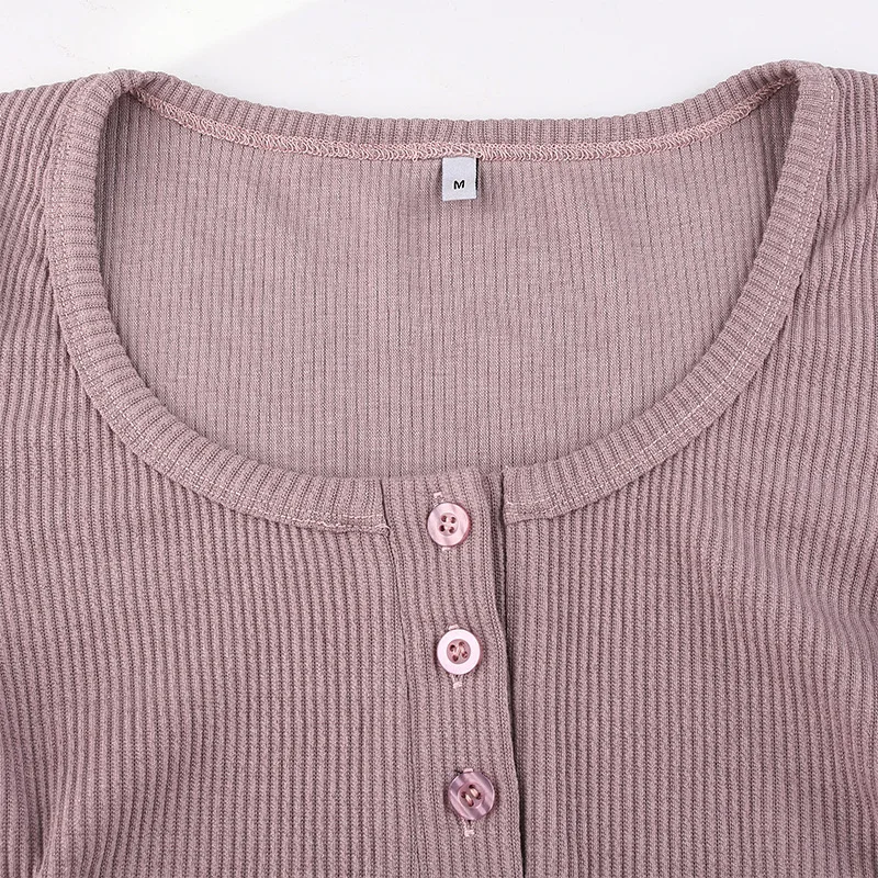 Кнопки вырез лодочкой Slim Fit с длинным рукавом комбинезон женский боди для женщин