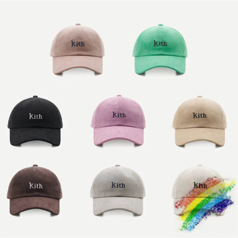 KITH Corduroy Baseball Cap Men Women 