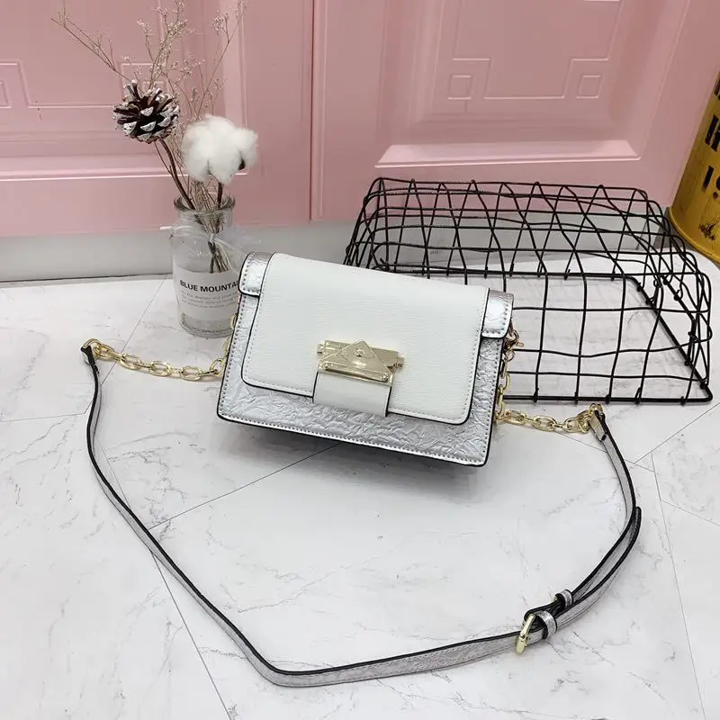 

Bag Women's 2019 Spring And Summer New Style Fashion Korean-style Chain Square Sling Bag Single-shoulder Crossbody Bag WOMEN'S B