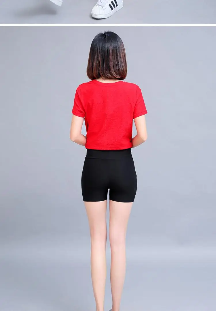 nike running shorts Anti-light Cotton Shorts Women 2020 Summer Plus Size High Waist Stretch Short Feminino Spodenki Damskie Pantalones Cortos Mujer lululemon shorts