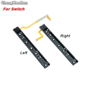 

ChengHaoRan Right Left Slide Rail with Flex Cable Fix Part for Nintendo Switch L R Sliders Railway for NS Joy-Con Rebuild Track